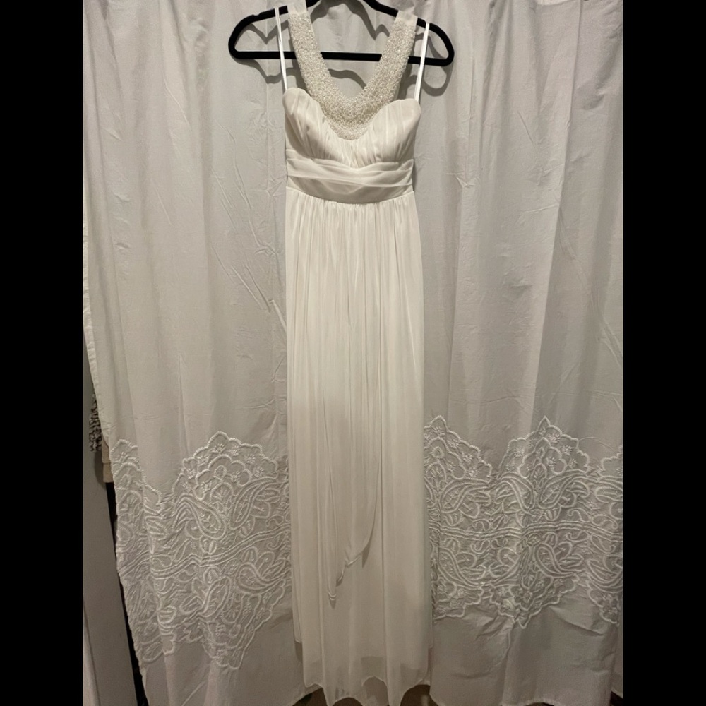 Long White Prom Dress